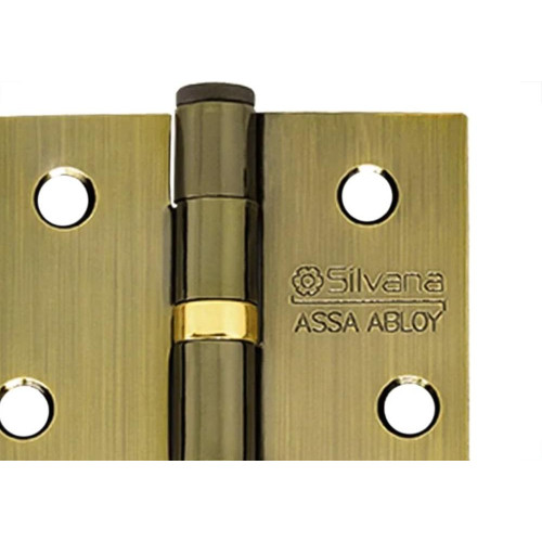Dobradica Blister Silvana 891 - 3.1/2''X 3'' Aco Oxidado (3 Pecas Com Parafuso) Com Rolamento
