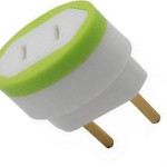 Pino Adaptador Daneva 2 Polos 10A. Chato Para Redondo - 1549 - Kit C/12 Pecas