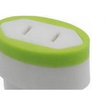 Pino Adaptador Daneva 2 Polos 10A. Chato Para Redondo - 1549 - Kit C/12 Pecas
