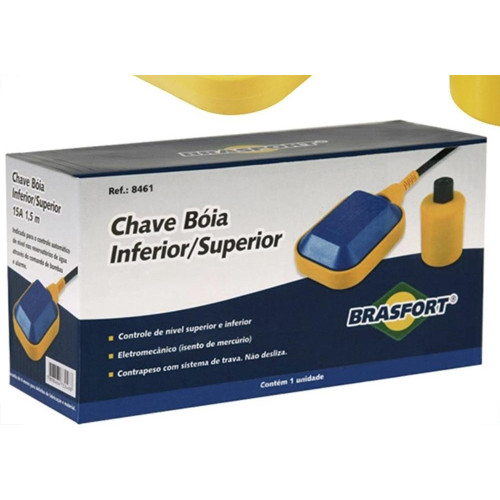 Chave Boia Brasfort Inferior/Superior 15A. 2,0M - 8462