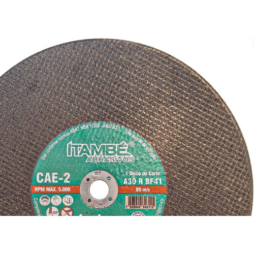 Disco Corte Ferro Itambe 12''X1/8''X3/4''- 2 Telas Cae-2