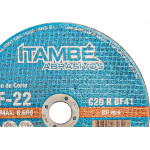 Disco Corte Refratario Itambe 7''X1/8''X7/8''- 2 Telas - Cf-22