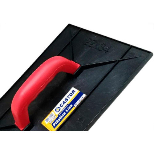 Desempenadeira Plastica Castor Lisa 22 X 34Cm - 029