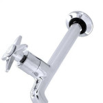Torneira Pia Parede Metal Bognar 1158 - C-23 Light - 3/4'' E 1/2''