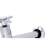 Torneira Pia Parede Metal Bognar 1158 - C-23 Light - 3/4'' E 1/2''