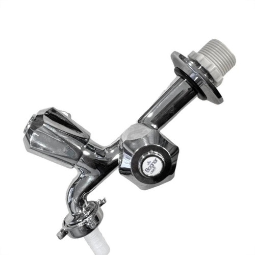Torneira Maquina De Lavar/Tanque Metal Bognar 1131 Light - C-27 - 1/2'' E 3/4'' Cromada