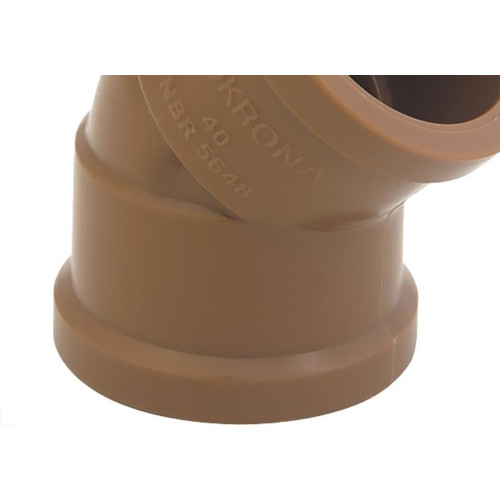 Joelho Soldavel Krona 45ºx 40Mm - Kit C/10 Pecas