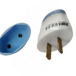 Pino Adaptador Daneva 2 Polos 15A. Redondo Para Chato - 1636 - Kit C/12 Pecas