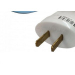 Pino Adaptador Daneva 2 Polos 15A. Redondo Para Chato - 1636 - Kit C/12 Pecas