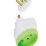 Pino Adaptador Daneva 2 Polos+Terra 10A. Redondo Para Chato 1633 - Kit C/12 Pecas