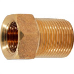 Bucha De Reducao Latao Amarelo Metais Rei 3/4''X1/2'' Longa