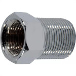Bucha De Reducao Latao Cromado Metais Rei 3/4''X1/2'' Longa