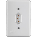 Conjunto Ilumi Stylus Branco Com Placa 1 Tomada 2P+T. 20A. - 20141