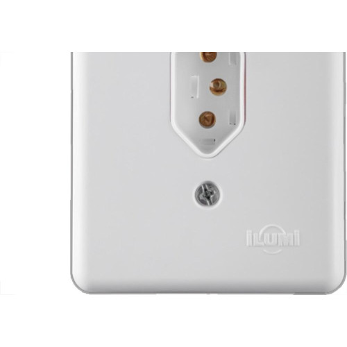Conjunto Ilumi Stylus Branco Com Placa 1 Tomada 2P+T. 20A. - 20141
