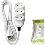 Extensao Ilumi Paralela 2 Polos 0,75Mm Branca -10M - 17931