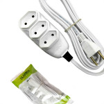 Extensao Ilumi Paralela 2 Polos 0,75Mm Branca -10M - 17931
