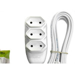 Extensao Ilumi Paralela 2 Polos 0,75Mm Branca -10M - 17931
