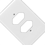 Placa Conjunto Ilumi Stylus Branco 4X2 - 2 Tomadas - 20410