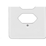 Placa Conjunto Ilumi Stylus Branco 4X2 - 2 Tomadas - 20410