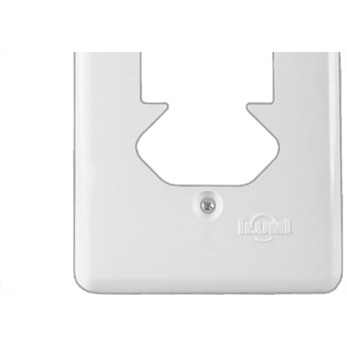 Placa Conjunto Ilumi Stylus Branco 4X2 - 2 Interruptores + 1 Tomada - 20430