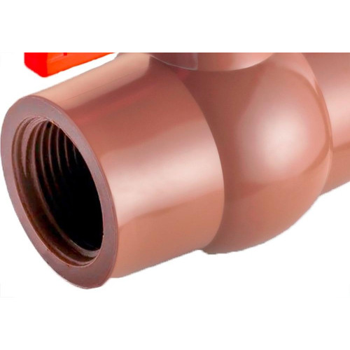 Registro Esfera Pvc Rosca Interna Herc 3/4''