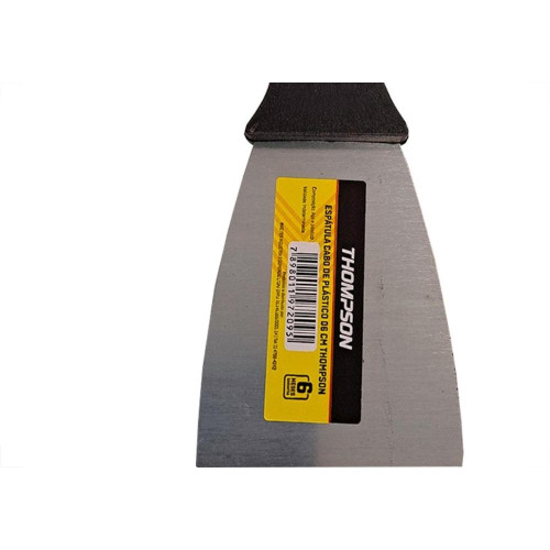 Espatula Thompson Aco Temperado Cabo Plastico 6Cm - Kit C/12 Pecas