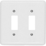 Placa Conjunto Ilumi Stylus Branco 4X4 - 2 Interruptores 250-G