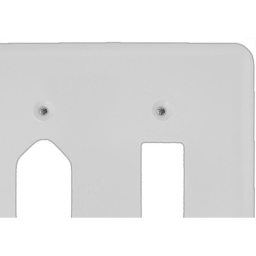 Placa Conjunto Ilumi Stylus Branco 4X4 - 1 Interruptor + 1 Tomada 249F1
