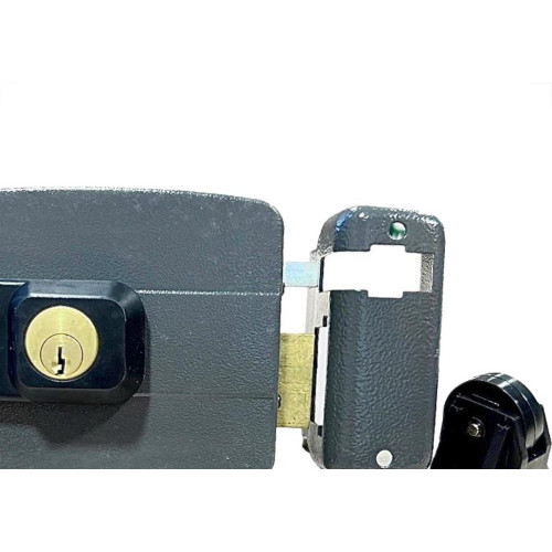 Fechadura Eletrica Hdl C-90 Dupla Fixa 12V. Cinza
