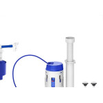 Mecanismo Para Caixa Acoplada Censi Kit Completo Universal Dual Flush Com Vedante+Conjunto Fixacao - 9562