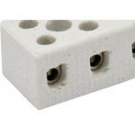 Conector Porcelana Brasfort 3 Polos - 06Mm Fixar - 8608 - Kit C/10 Pecas