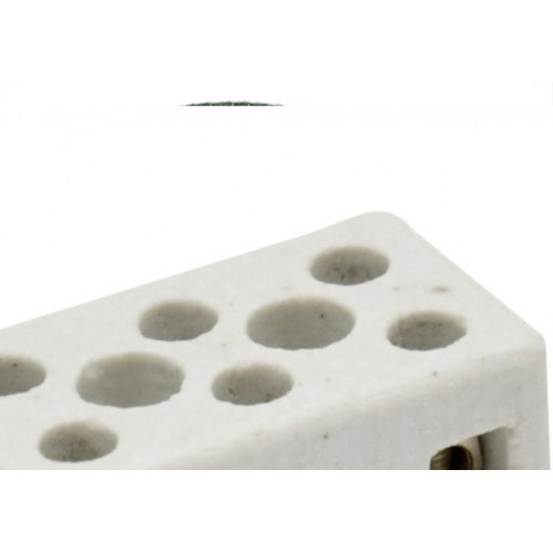 Conector Porcelana Brasfort 3 Polos - 06Mm Fixar - 8608 - Kit C/10 Pecas