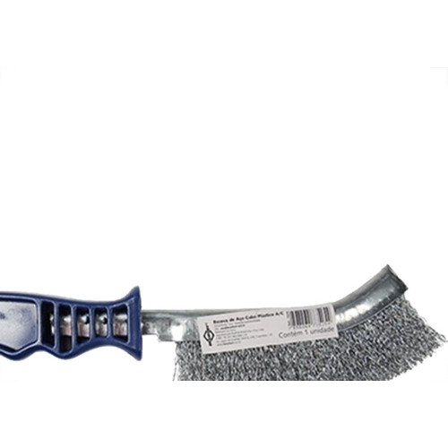 Escova De Aco Manual Brasfort Com Cabo Plastico - 7274