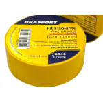 Fita Isolante Brasfort 10M Amarela - 8646 - Kit C/10 Pecas Fita Isolante Brasfort 10M Amarela - 8646 - Kit C/10 Pecas