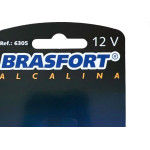 Pilha Brasfort Alcalina 12V. Para Controle Cartela Com 5 - 6305