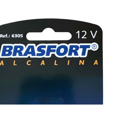 Pilha Brasfort Alcalina 12V. Para Controle Cartela Com 5 - 6305