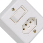 Sistema Box Ilumi 1 Simples + Tomada 10A. Branco - 63200