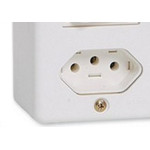 Sistema Box Ilumi 1 Paralelo + Tomada 2 Polos+Terra 10A. Branco - 63280