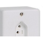 Sistema Box Ilumi 1 Tomada 2 Polos+Terra 10A. Branco - 63140