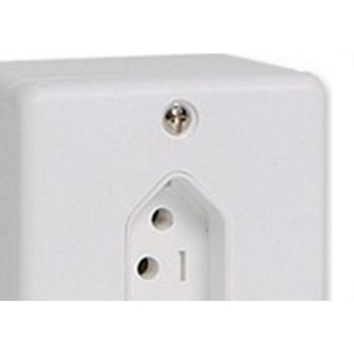Sistema Box Ilumi 1 Tomada 2 Polos+Terra 10A. Branco - 63140