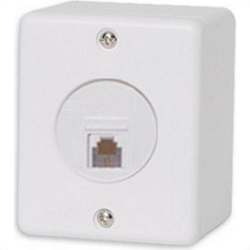 Sistema Box Ilumi 1 Tomada Modulo Rj-45 Branco - 6364