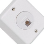 Sistema Box Ilumi 1 Tomada Modulo Rj-45 Branco - 6364