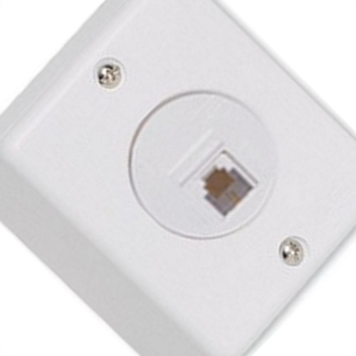 Sistema Box Ilumi 1 Tomada Modulo Rj-45 Branco - 6364