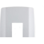 Placa Conjunto Modular Slim 4X2 - 1 Modulo Vertical Branca 8206