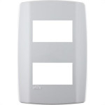 Placa Conjunto Modular Slim 4X2 - 2 Modulos Separarados Horizontais 8208