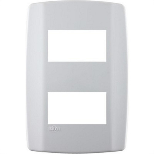 Placa Conjunto Modular Slim 4X2 - 2 Modulos Separarados Horizontais 8208