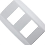 Placa Conjunto Modular Slim 4X2 - 2 Modulos Separarados Horizontais 8208
