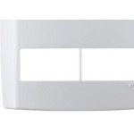 Placa Conjunto Modular Slim 4X4 - 2 Modulos + 2 Modulos Separados Branca 8307