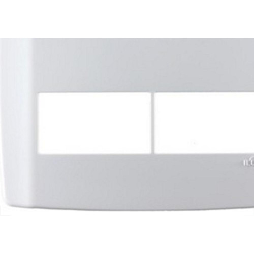Placa Conjunto Modular Slim 4X4 - 2 Modulos + 2 Modulos Separados Branca 8307