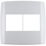 Placa Conjunto Modular Slim 4X4 - 2 Modulos + 2 Modulos Juntos Branca 8308